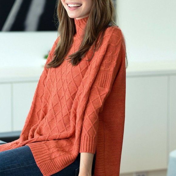 Mer Sea Sweaters - Mer Sea Libson Traveler Sweater Lattice Front OSFM